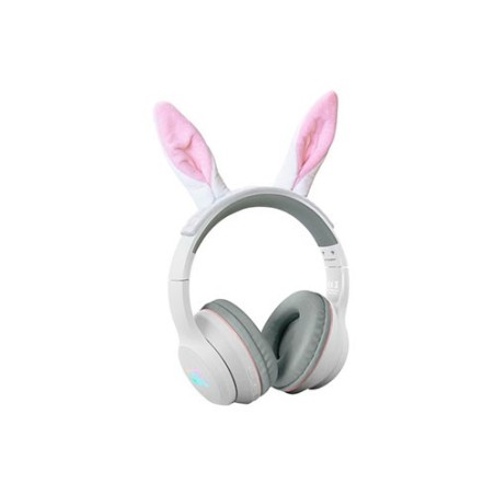 Auriculares inalámbricos KIDYEARS Conejito de Kidywolf con orejas magnéticas y volumen limitado