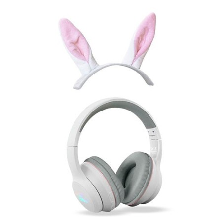 Auriculares Infantiles KIDYEARS Bluetooth Conejito Kidywolf - Modelo Híbrido