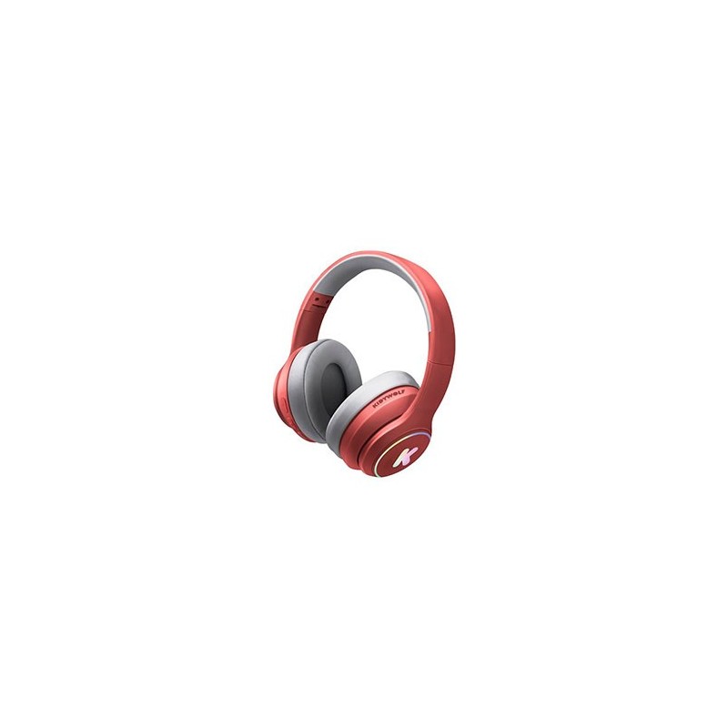 Auriculares Infantiles K-EARS Bluetooth Rojo Kidywolf - Con Limitador de Volumen