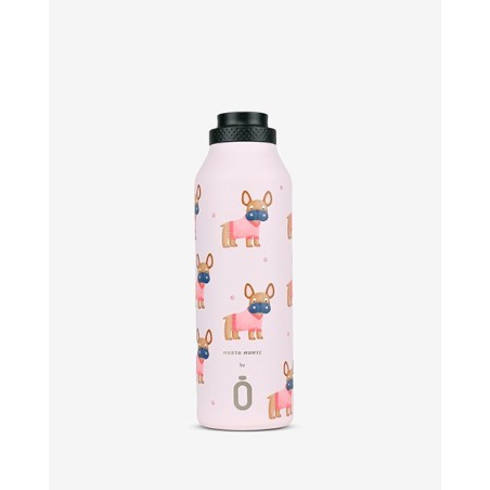 Botella Térmica Runbott Mii 60 Bulldog 600ml | Ilustración Marta Munté
