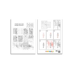 KIDYDRAW-PRO Azul Kidywolf | Mesa de Luz Dibujo Manga | La Comba