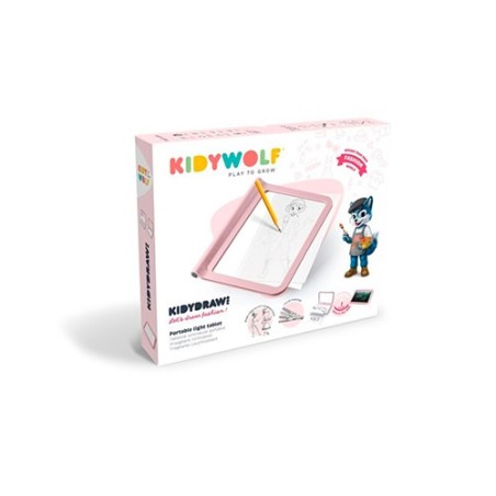KIDYDRAW-PRO Rosa Kidywolf | Mesa de Luz Diseño de Moda | La Comba