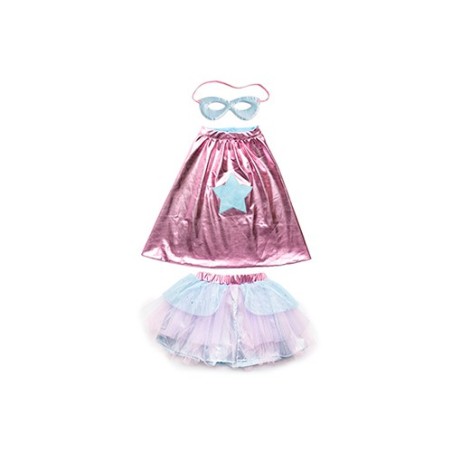 Super-Duper Tutu Cape & Maske Pink/Light de Great en La Comba