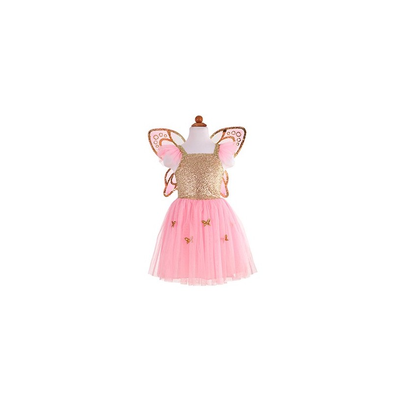 Vestido Gold Butterfly 5-7 años