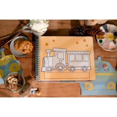 Libro Recorta y Pinta Vehículos Little Dutch en lacombainfantil.com