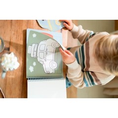 Libro Recorta y Pinta Vehículos Little Dutch en lacombainfantil.com