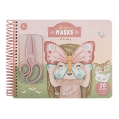 Libro Recorta y Pinta Máscaras Little Dutch en lacombainfantil.com