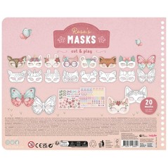 Libro Recorta y Pinta Máscaras Little Dutch en lacombainfantil.com