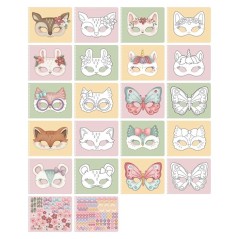 Libro Recorta y Pinta Máscaras Little Dutch en lacombainfantil.com