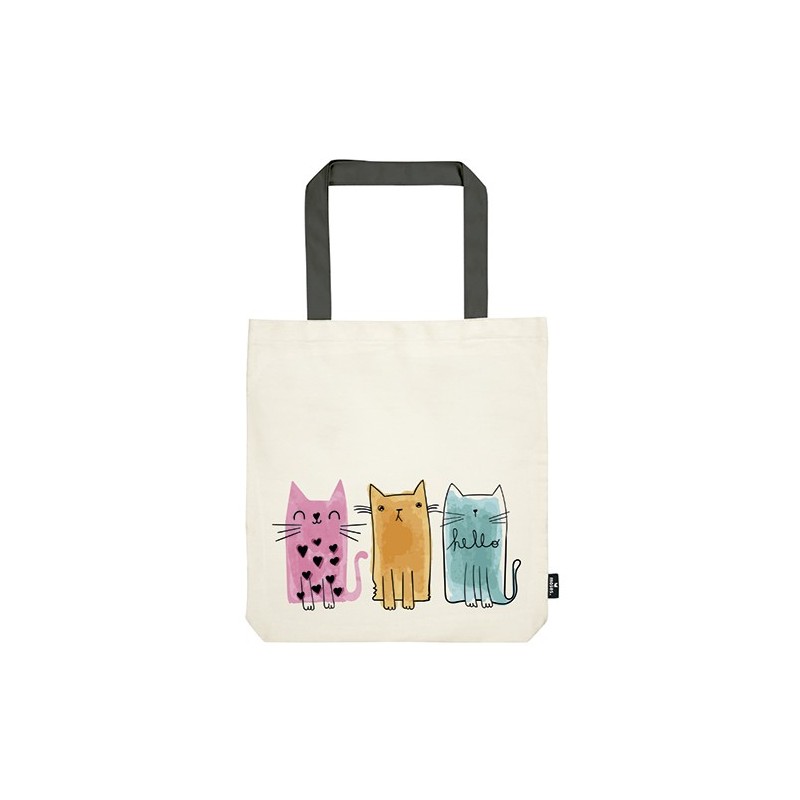 Tote Bag gatitos colores Katzerino