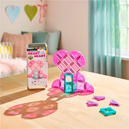 Magna-Tiles microMags Heart Travel Set 26 piezas | La Comba