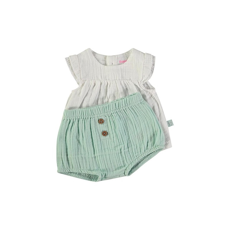Conjunto 2 Piezas Bebé Verde Agua