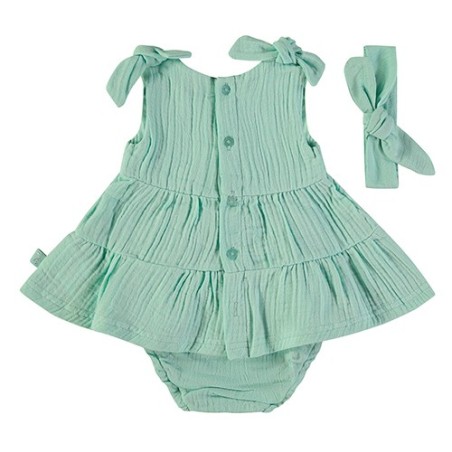 Conjunto 3 Piezas Bebé Verde Agua