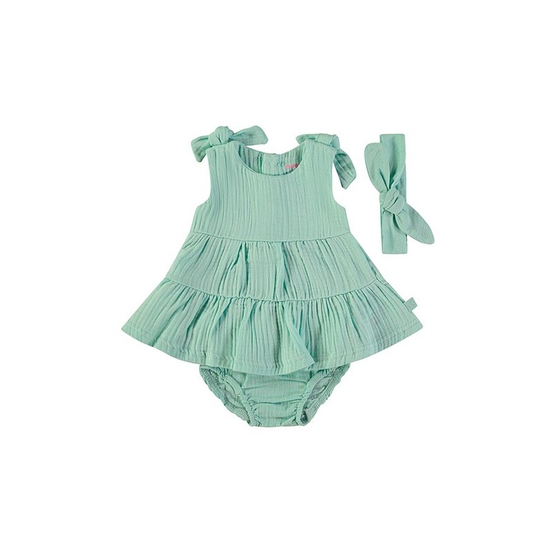 Conjunto 3 Piezas Bebé Verde Agua