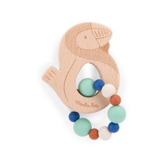 Mordedor Sensorial Mawa de Madera y Silicona – Colección Forêt de Moulin Roty