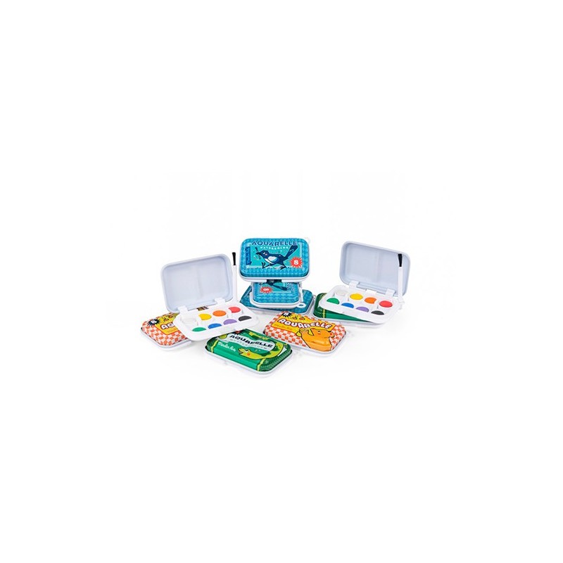 Mini Paleta de Acuarelas Moulin Roty - Les Petites Merveilles