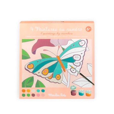 Kit 4 Pinturas por Números Les Rosalies | La Comba Infantil