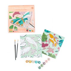 Kit de Pintura por Números Moulin Roty - Les Rosalies (4 Láminas)