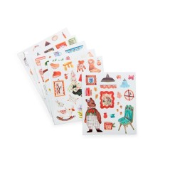 Cuaderno de Pegatinas Moulin Roty - Les Minouchkas (+150 stickers)
