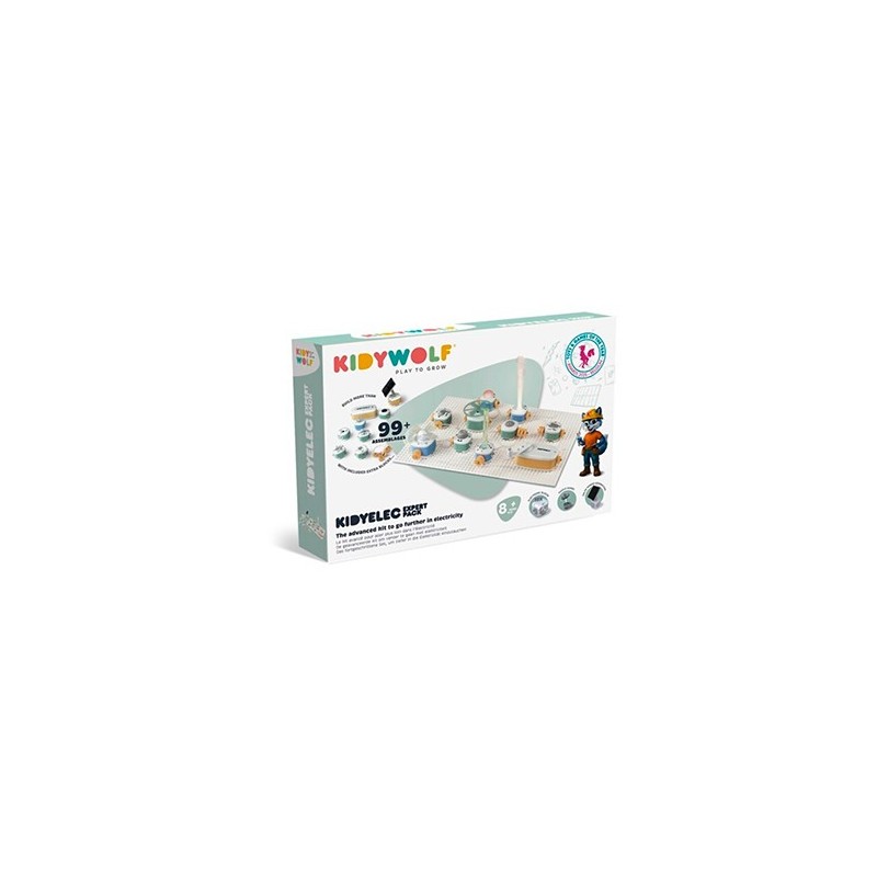 Mi Primer Kit Eléctrico Nivel Avanzado Kidywolf - 18 piezas (Experimentos de Electrónica)