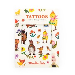 Tatuajes Temporales Les Minouchkas Moulin Roty | La Comba