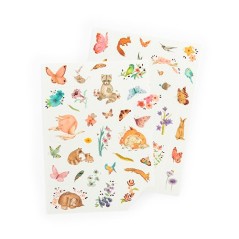 Tatuajes Temporales para Niños Moulin Roty - Les Rosalies (Diseño Floral y Romántico)