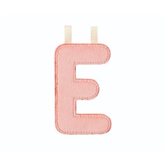 Letra Tela E Rosa Fosforescente Lilliputiens | La Comba