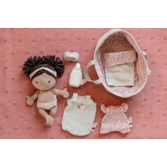 Bebé Evi con Canastilla y Muselina Little Dutch | Nueva Versión