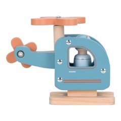 Helicóptero de Madera FSC Little Dutch | Juguete Ecológico | La Comba