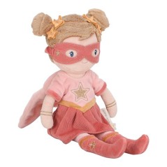 Muñeca de Trapo Rosa Superheroína Little Dutch - Suave y Valiente