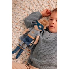 Muñeco Jim Superhéroe Little Dutch | Capa y Antifaz | La Comba