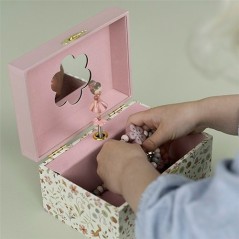 Joyero Musical Rosa Fairy Garden Little Dutch | La Comba