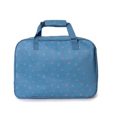 Bolso Playa XL Monnëka Hippos Azul con Rejilla | La Comba