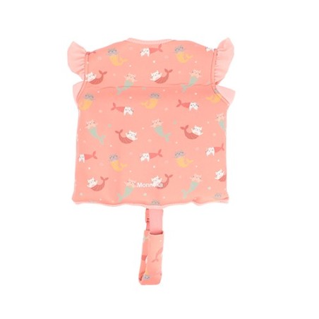 Chaleco Flotador de Aprendizaje Monnëka | Mermaid Cats (Tallas 2-3 y 3-6 años)