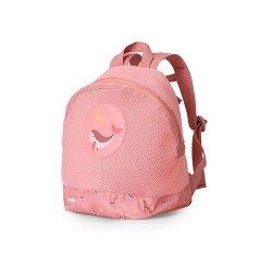 Mochila Infantil Rejilla Monnëka Whale Pink | La Comba