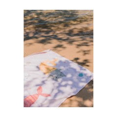 Toalla Microfibra Mermaid Cats Personalizable | La Comba