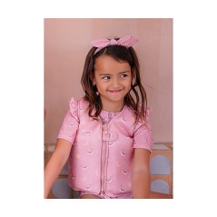Chaleco Flotador Monnëka Whale Pink | Tallas 2-6 años La Comba
