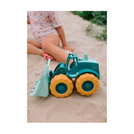 Excavadora de Playa Monnëka Green | Juguete Eco-Friendly Flexible y Articulado