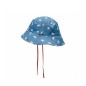 Gorro reversible infantil Hippos con protección solar UPF30 La Comba