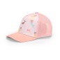 Gorra infantil tipo trucker Mermaid Cats Monnëka rosa con rejilla La Comba