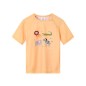 Camiseta protección solar infantil Wild Animals UPF 50+ Monnëka mostaza La Comba