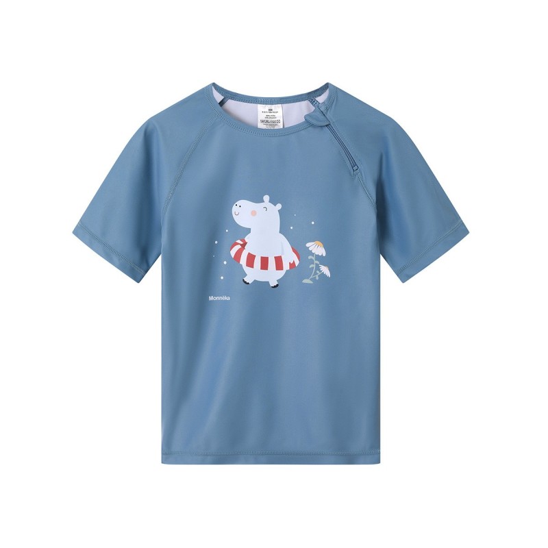 Camiseta de Protección Solar Infantil Hippos | UPF 50+ Monnëka
