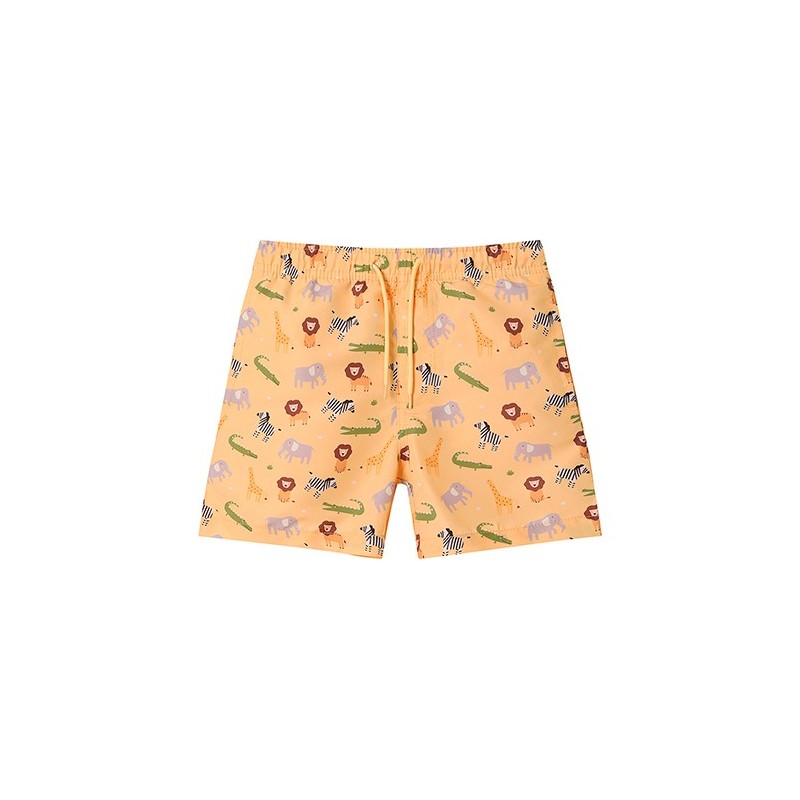 Bañador Tipo Short para Niño Wild Animals | Protección UPF 50+ Monnëka