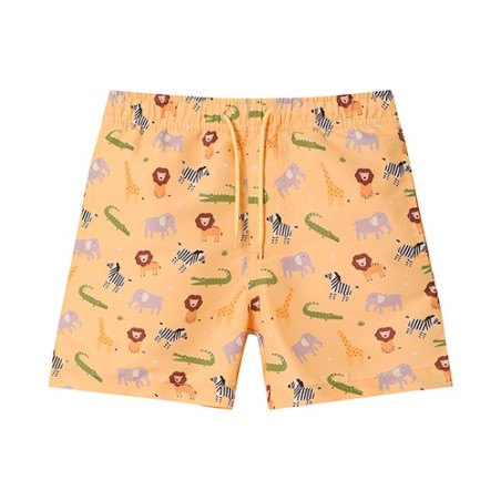 Bañador Tipo Short para Niño Wild Animals | Protección UPF 50+ Monnëka