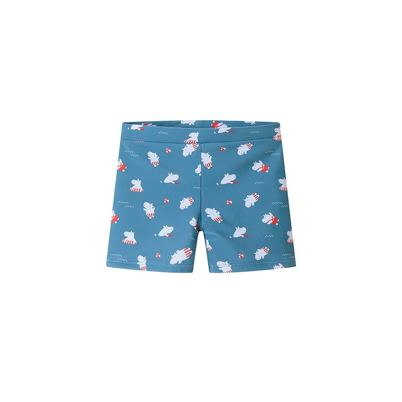 Bañador Tipo Bóxer para Niño Hippos | Protección UPF 50+ Monnëka