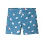 Bañador tipo bóxer elástico para niño azul con estampado de hipopótamos Hippos Monnëka La Comba