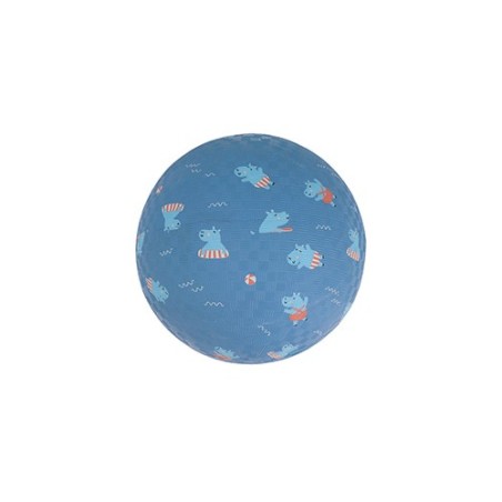 Pelota Grande Infantil Hippos de Caucho 18 cm | Monnëka