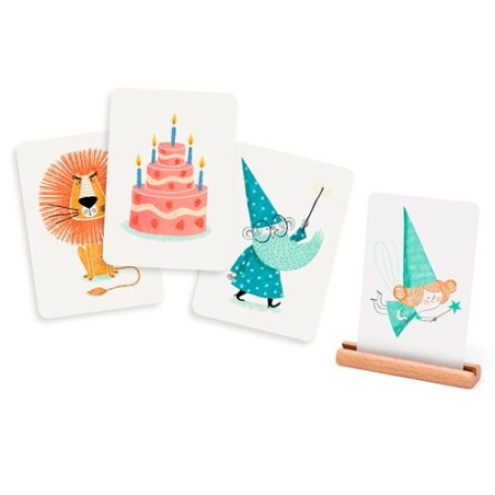 Juego de Cartas Téki-Tékoi de Djeco | Juego de Adivinanzas y Deducción
