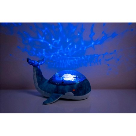 Luz Nocturna Recargable Tranquil Whale Azul | Cloud B