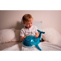 Luz Nocturna Recargable Tranquil Whale Azul Cloud B | La Comba.
